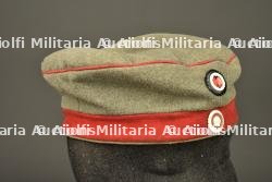 Mutze feldgrau d'un soldat hessois du JR118 avec sa photo. Feldgrau visor cap of a Hessian soldier from Infantry Regiment 118 with his photograph — miniature 3