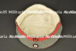 Mutze M1907 feldgrau du Wurttemberg. Model 1907 feldgrau visor cap of Württemberg — miniature 3