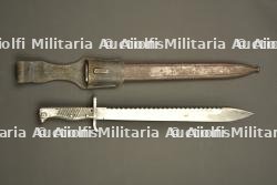 Baïonnette allemande ersatz à dents de scie. German ersatz sawback bayonet