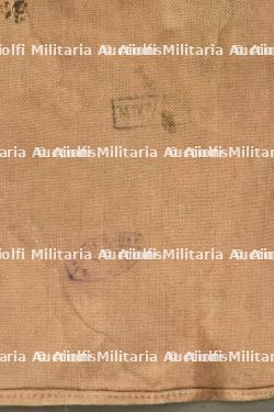 Sac à pain allemand régimenté et sangle. Regimentally marked German bread bag with strap — photo 3