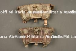 Lot de 2 cartouchières allemandes M1909. Lot of two German Model 1909 ammunition pouches — miniature 6