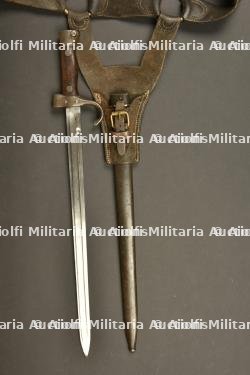 Ensemble ceinturon cartouchière et baïonnette d'artillerie — photo 3