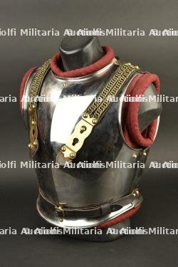Cuirasse troupe modèle 1873 plastron et dossière au même numéro avec un gilet de matelassure