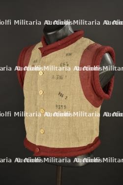 Cuirasse troupe modèle 1873 plastron et dossière au même numéro avec un gilet de matelassure — photo 4