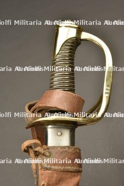 Sabre troupe de cavalerie légère modèle 1822-1882 avec dragonne et housse en toile — photo 5