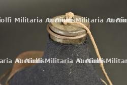 Bidon de cavalerie francais modèle 1884 harnais en cuir retourné — photo 2