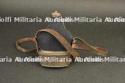 Bidon de cavalerie francais modèle 1884 harnais en cuir retourné — photo 4