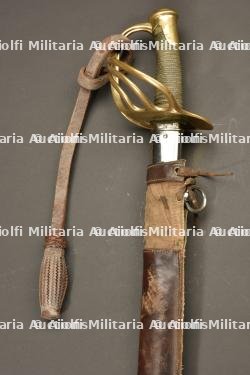 Sabre troupe de cavalerie de ligne modèle 1854 avec dragonne et housse en toile — photo 5