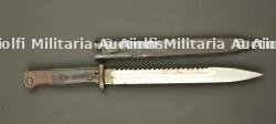 Baïonnette 84-98 dents de scie. German 84/98 sawback bayonet