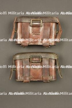 Lot de 2 cartouchière allemande 1887-88 pour troupes techniques. Lot of two German Model 1887 88 ammunition pouches for technical troops — photo 8