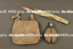 Equipement allemand sac à pain, bretelle et bidon. German equipment set including bread bag, sling and canteen