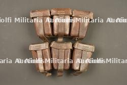 Lot de 2 cartouchières allemandes M1909. Lot of two German Model 1909 ammunition pouches