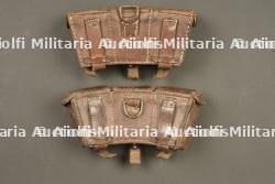 Lot de 2 cartouchières allemandes M1909. Lot of two German Model 1909 ammunition pouches — miniature 7
