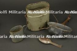 Gamelle, quart et couverts allemands. German mess tin, drinking cup and cutlery set — photo 6