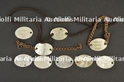 Lot de 9 plaques d'identités de poilus des bureaux de la Seine, Bordeaux, et divers — photo 1