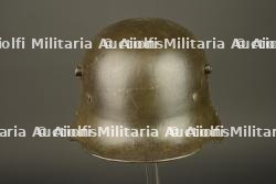 Casque allemand M1916 feldgrau du Württemberg. Württemberg feldgrau German Model 1916 helmet
