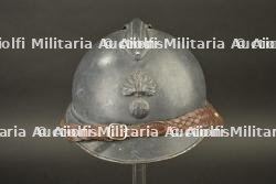 Casque Adrian modèle 1915 infanterie du Capitaine Husson du 220e RI — photo 1