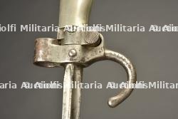 Epée baïonnette modèle 1886 à quillon avec porte baïonnette en cuir — miniature 2
