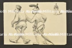 Ensemble de 8 dessins originaux, caricatures de soldats français — photo 4