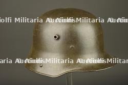 Casque allemand M1916 feldgrau du Württemberg. Württemberg feldgrau German Model 1916 helmet — miniature 9