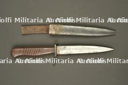 Poignard de combat allemand régimenté 103R saxon. Regimentally marked German combat knife of Saxon Infantry Regiment 103 — miniature 4
