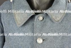 Capote simplifiée modèle 1914-1915 à quatre poches en drap bleu clair — photo 12