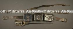 Ensemble ceinturon brelage cartouchières et baïonnette de Poilu
