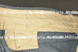 Pantalon culotte modèle 1914 bleu horizon à passepoil jonquille — miniature 4