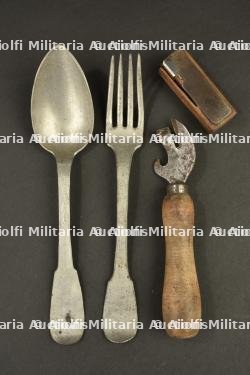 Ensemble de couverts, ouvres boîte de poilu — photo 1