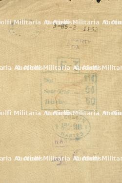 Capote modèle 1877 gris de fer bleuté réceptionnée au 32e de Ligne et pattes de collet du 52e de Ligne — photo 3