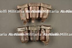 Lot de 2 cartouchières allemandes M1909. Lot of two German Model 1909 ammunition pouches