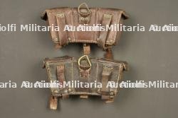 Lot de 2 cartouchières allemandes M1909. Lot of two German Model 1909 ammunition pouches — photo 3