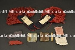 Lot de pattes de col, chiffre de képi, épaulettes et boucles de ceinturon début de guerre. — photo 4