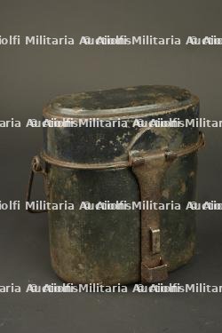 Gamelle, quart et couverts allemands. German mess tin, drinking cup and cutlery set — photo 3