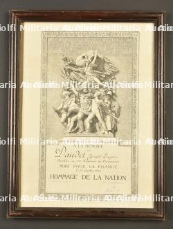 Lot de cadres de diplomes et médailles de soldats dont 13e RI, 44e Territorial, 10e Cuirassiers et 110e RI — photo 5