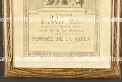 Lot de cadres de diplomes et médailles de soldats dont 13e RI, 44e Territorial, 10e Cuirassiers et 110e RI — photo 6