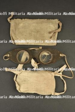 Baillon anti gaz avec sa pochette et paire de lunettes — photo 3
