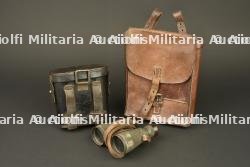 Jumelles et porte carte allemands. German binoculars and map case — photo 1