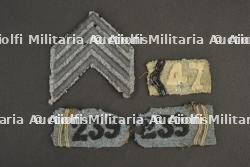 Insignes d'infanterie bleu horizon 239e d'infanterie et 47e Territorial