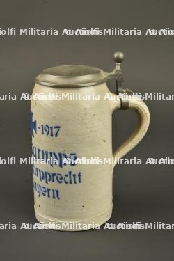 Chope en grès Kronprinz Rupprecht von Bayern 1917. Stoneware stein Kronprinz Rupprecht von Bayern 1917 — photo 5