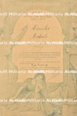 Lot de cadres de diplomes et médailles de soldats morts pour la France dont un mitrailleur du 37e RI à Neuville St Vaast — photo 7