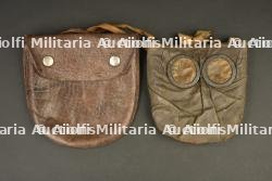Masque anti gaz M2 du 2nd type avec sa pochette du commerce en cuir — photo 1