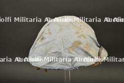 Casque Adrian modèle 1915 infanterie avec son couvre casque en calicot bleu — miniature 6