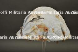 Casque Adrian modèle 1915 infanterie avec son couvre casque en calicot bleu — photo 8