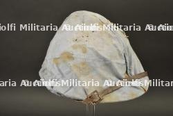 Casque Adrian modèle 1915 infanterie avec son couvre casque en calicot bleu — miniature 10