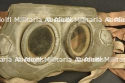 Lunettes de protection anti gaz Meyrowitz 1915 dans leur pochette en drap bleu horizon — miniature 4