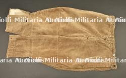 Pantalon culotte modèle 1914 de circonstance en velours cotelé à passepoil vert — photo 1