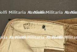 Pantalon culotte modèle 1914 de circonstance en velours cotelé à passepoil vert — miniature 8