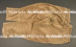 Pantalon culotte modèle 1914 de circonstance en velours cotelé à passepoil vert — miniature 13