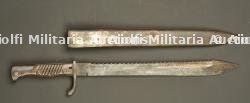 Baïonnette allemande 98-05 dents de scie. German 98/05 sawback bayonet — miniature 4